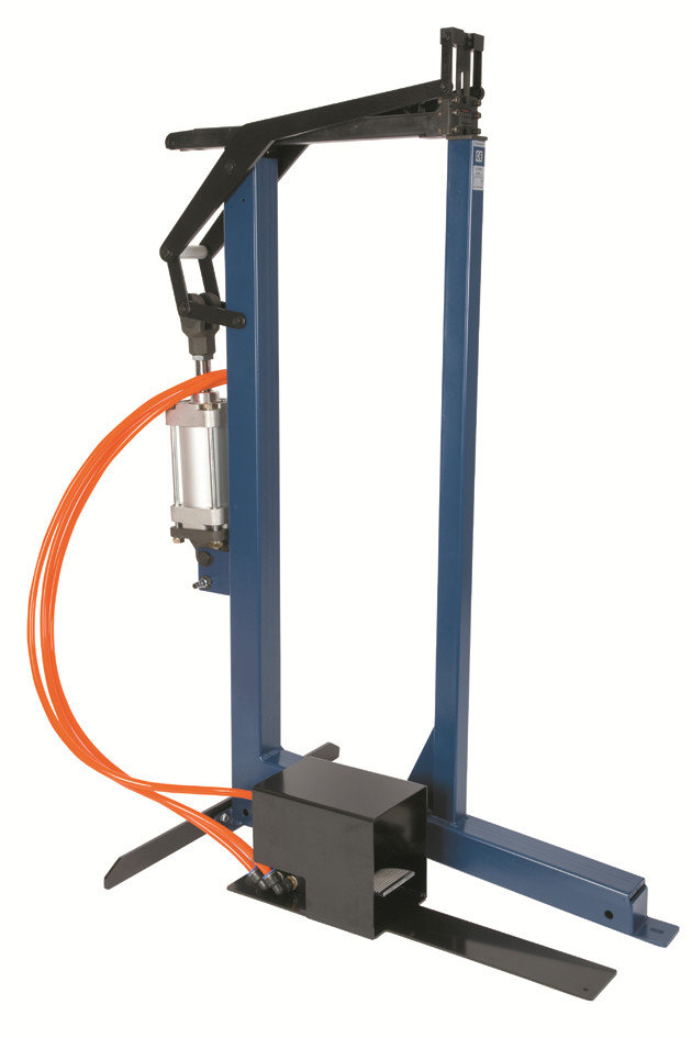 Pneumatic Treadle Stapler, uses 32 staples